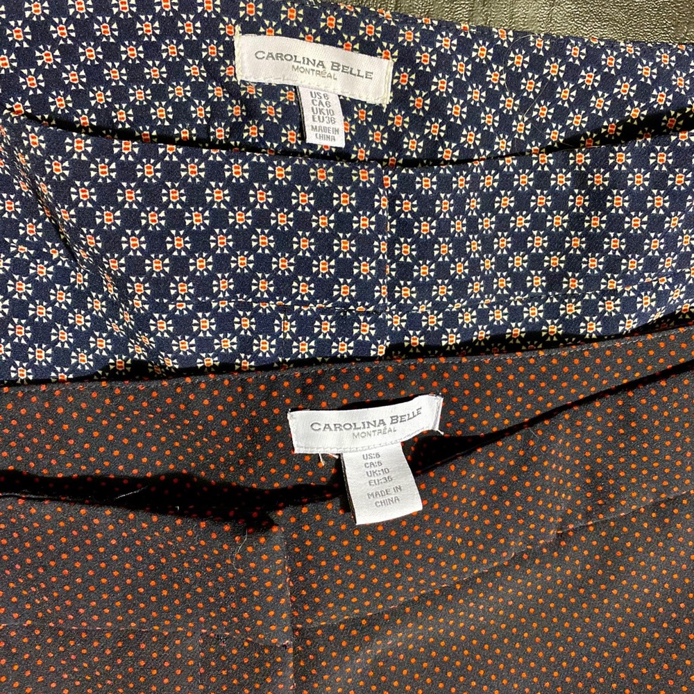 TWO pairs of pants-worn twice